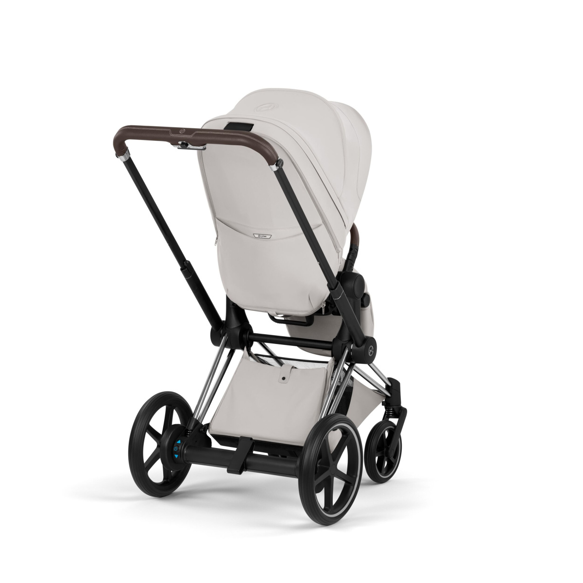 CYBEX E-PRIAM 5.0 STYLE CITY GREY CHROME BROWN 2W1