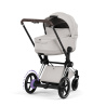 CYBEX E-PRIAM 5.0 STYLE CITY GREY CHROME BROWN 2W1