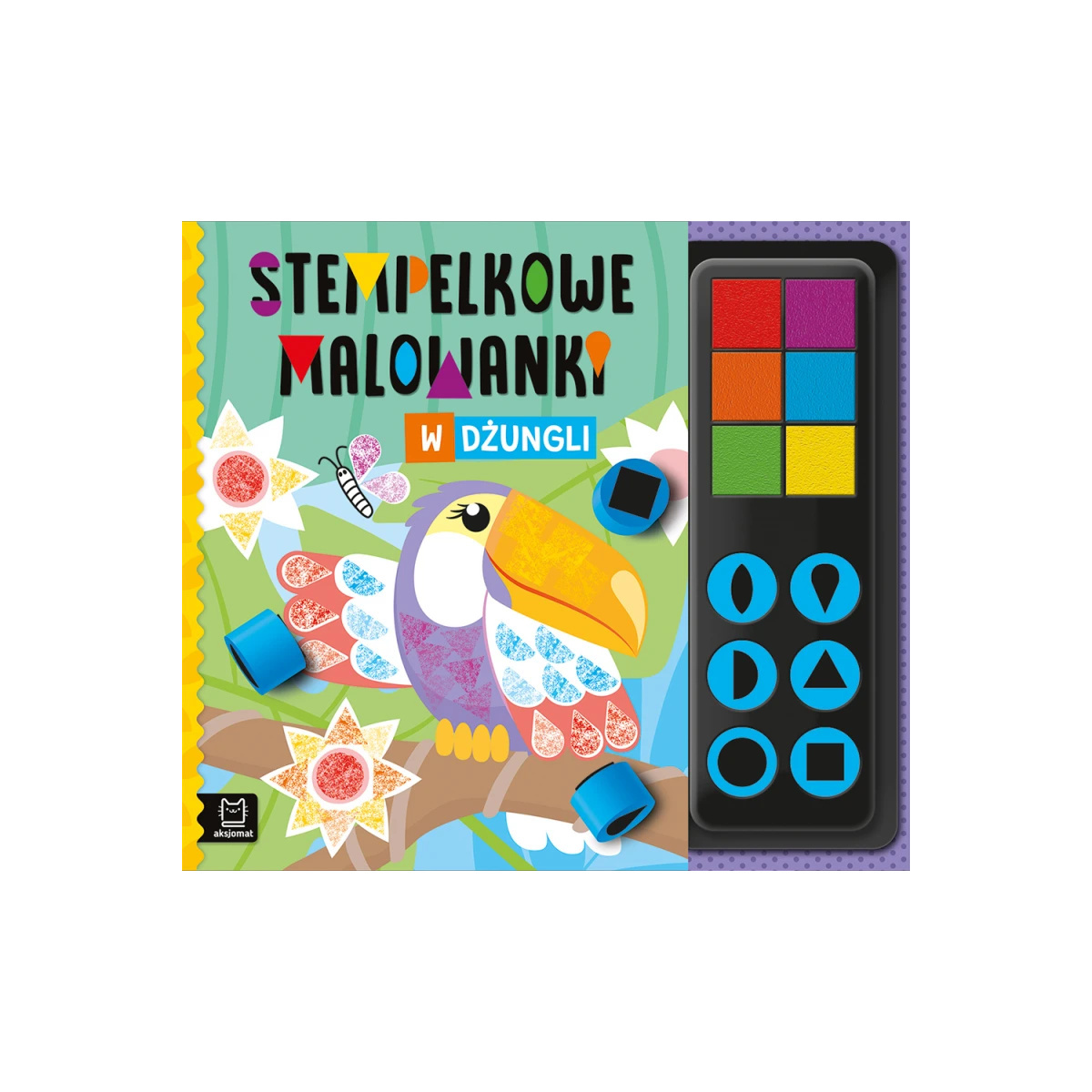 Stempelkowe malowanki. W dżungli