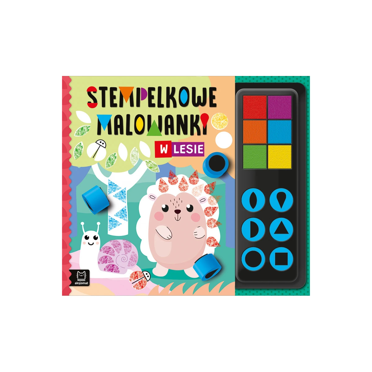 Stempelkowe malowanki. W lesie