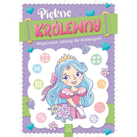 Świat kolorowanek z naklejkami. Piękne księżniczki
