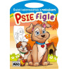 Świat kolorowanek z naklejkami. Psie figle