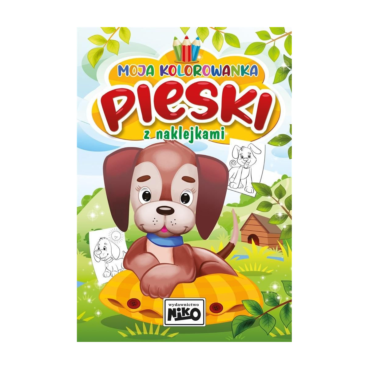 MOJA KOLOROWANKA Z NAKLEJKAMI PIESKI