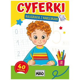 Cyferki - kaligrafia z naklejkami