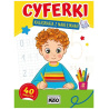 Cyferki - kaligrafia z naklejkami