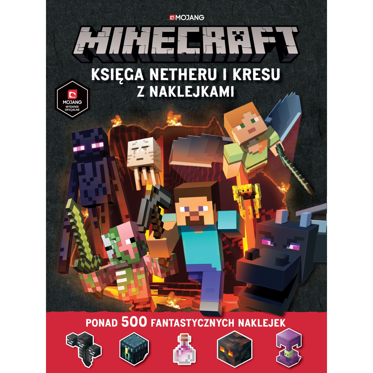 Minecraft Księga Netheru i Kresu z naklejk...80426
