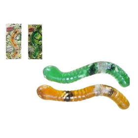 Robak-larwa miękki 24cm  1szt mix kolorów