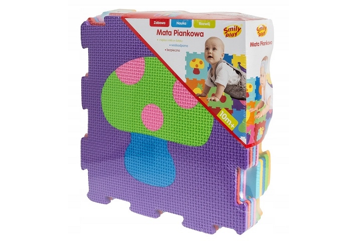 SMILY PLAY MATA PIANKOWA OWOCE KOLOR SP84335