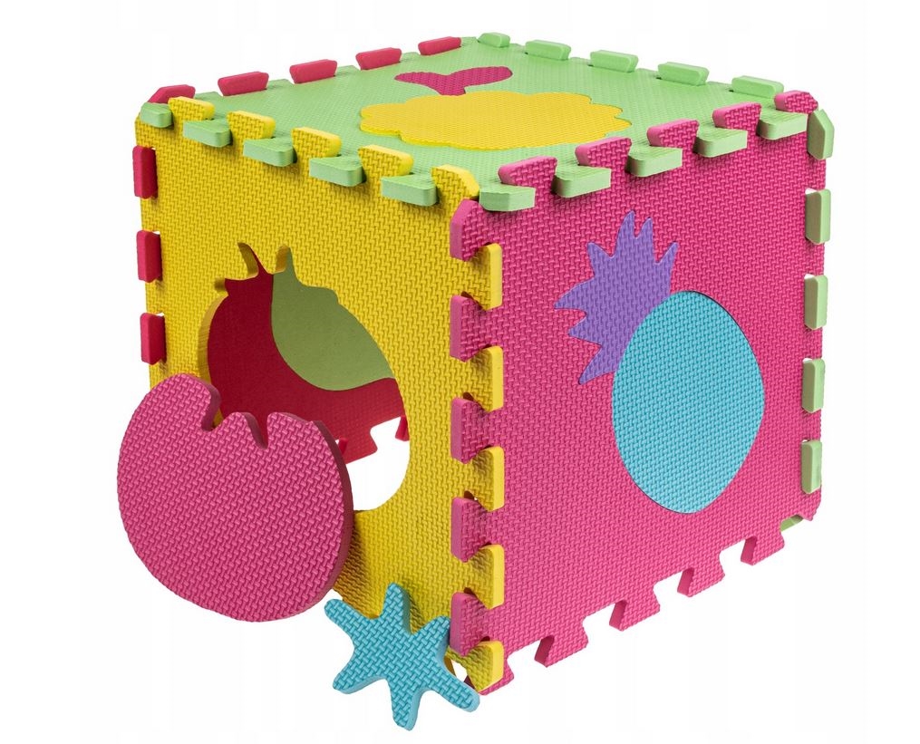 SMILY PLAY MATA PIANKOWA OWOCE KOLOR SP84335
