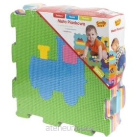 SMILY PLAY MATA PIANKOWA POJAZDY KOLOR SP84356