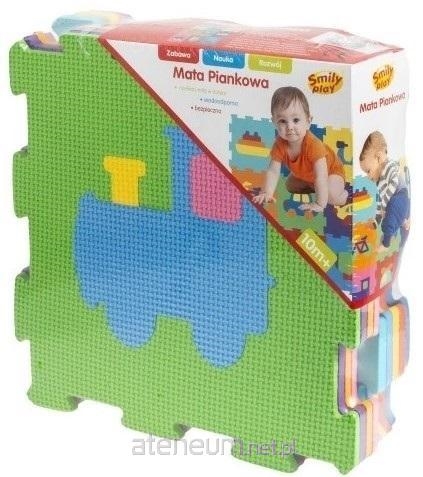 SMILY PLAY MATA PIANKOWA POJAZDY KOLOR SP84356