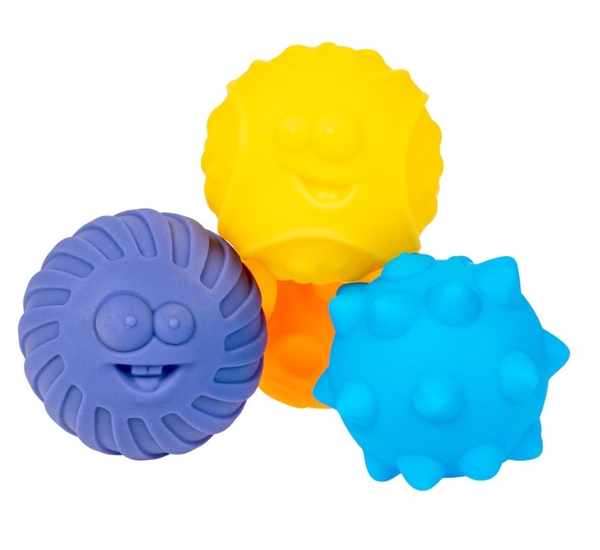 SMILY PLAY PIŁKI SENSORYCZNE 6SZT.