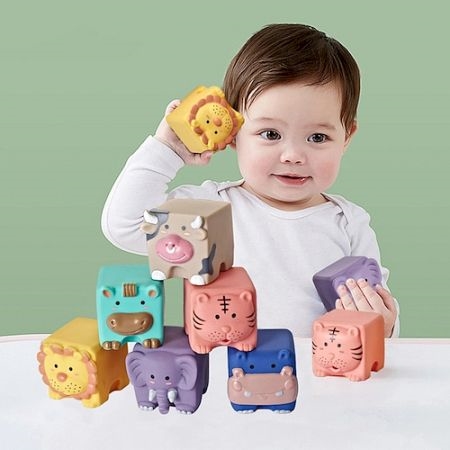 SMILY PLAY MIĘKKIE KLOCKI SENSORYCZNE