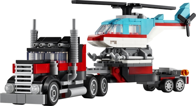 Klocki LEGO CREATOR Ciężarówka Z Platformą I Helik