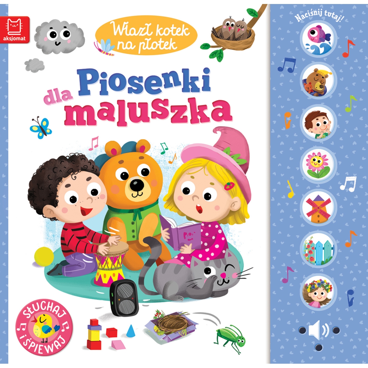 Piosenki dla maluszka Wlazł kotek na płotek..33943
