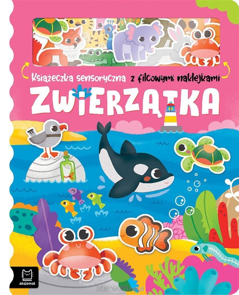 Zwierzątka Książeczka z filcowymi naklejkami 38153