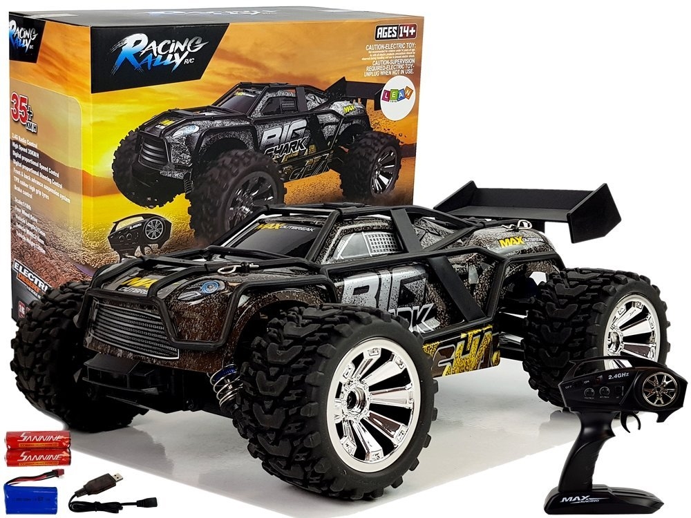 Auto Off-Road Zdalnie Sterowane Brązowo- Żółty 2.4