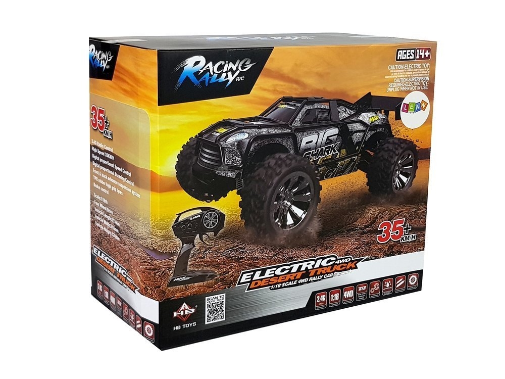 Auto Off-Road Zdalnie Sterowane Brązowo- Żółty 2.4