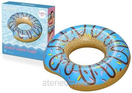 Koło Do Pływania Donut Pączek Brązowy 107 cm Bestw
