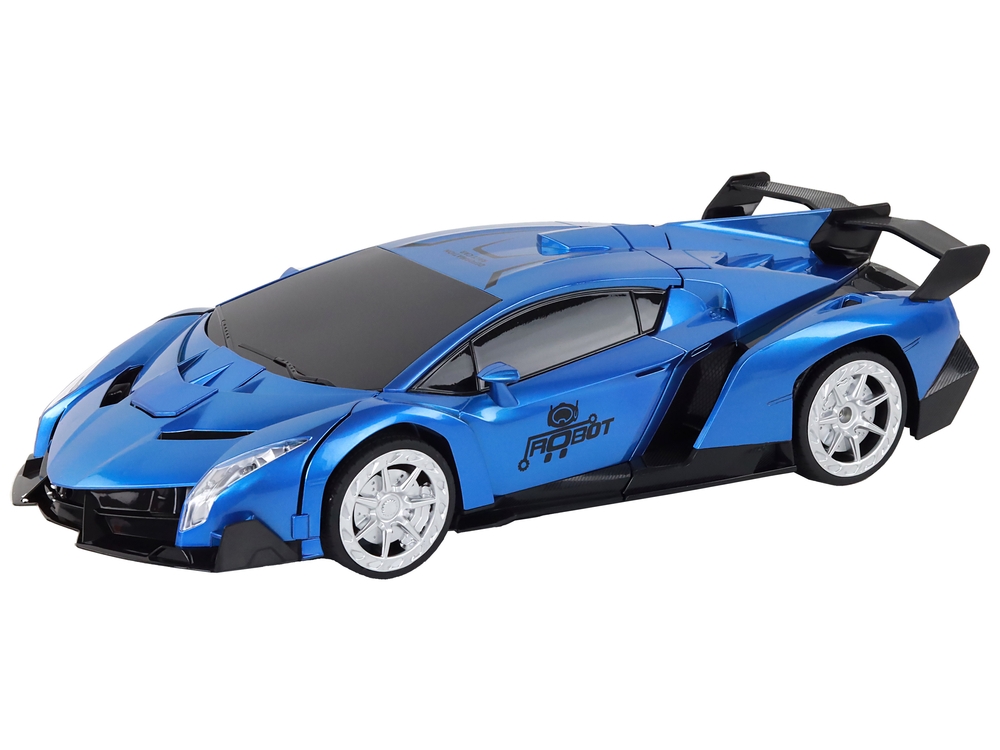 Samochód- Robot Transformacja R/C 1:10 Niebieski S
