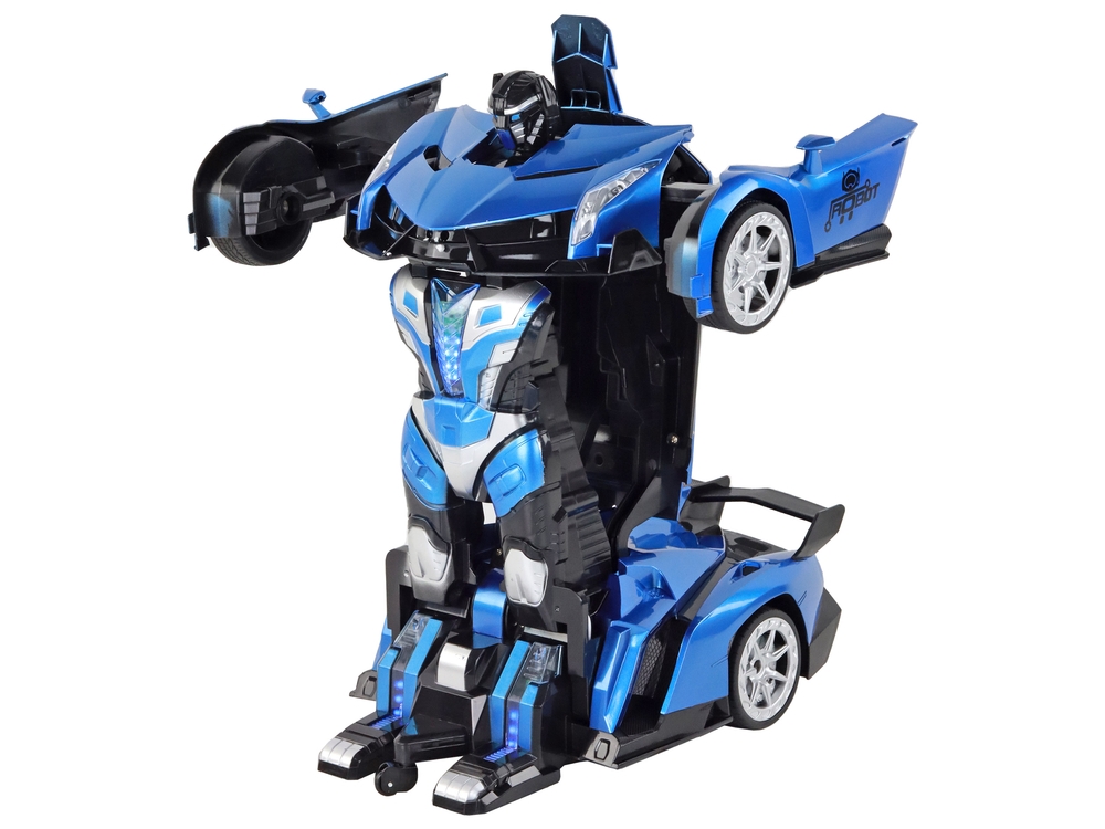 Samochód- Robot Transformacja R/C 1:10 Niebieski S