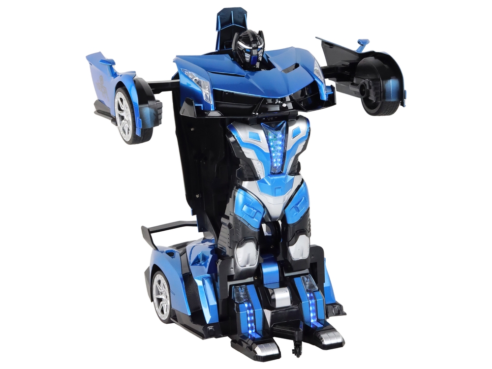 Samochód- Robot Transformacja R/C 1:10 Niebieski S
