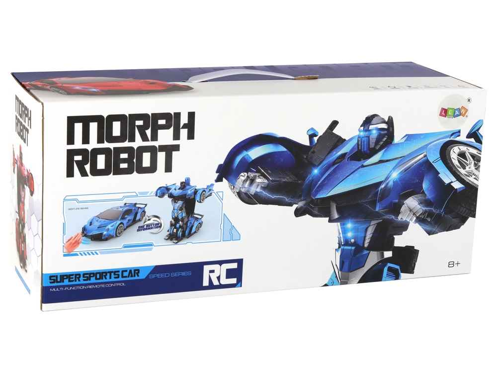 Samochód- Robot Transformacja R/C 1:10 Niebieski S