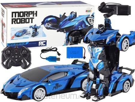 Samochód- Robot Transformacja R/C 1:10 Niebieski S