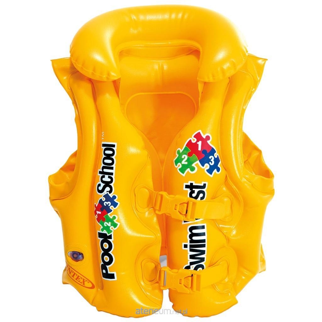 Kamizelka do pływania żółta 50X47 58660 56607