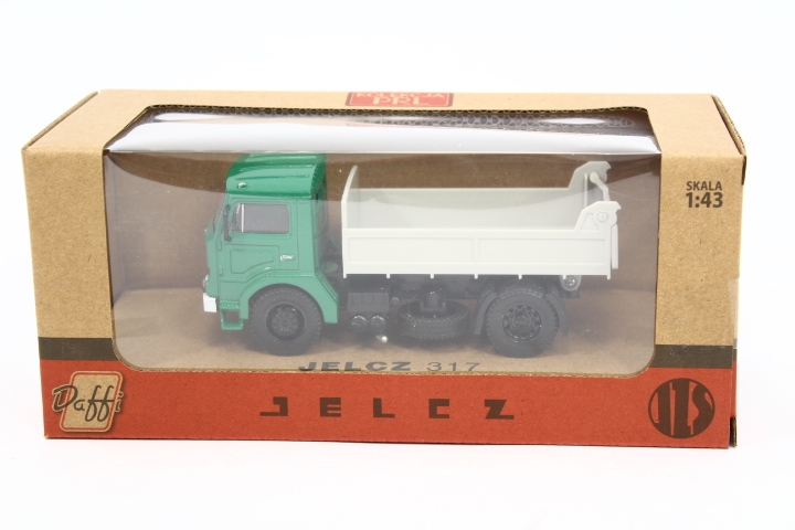 Model PRL 1:43 Jelcz317 wywrotka ziel K-523 15231