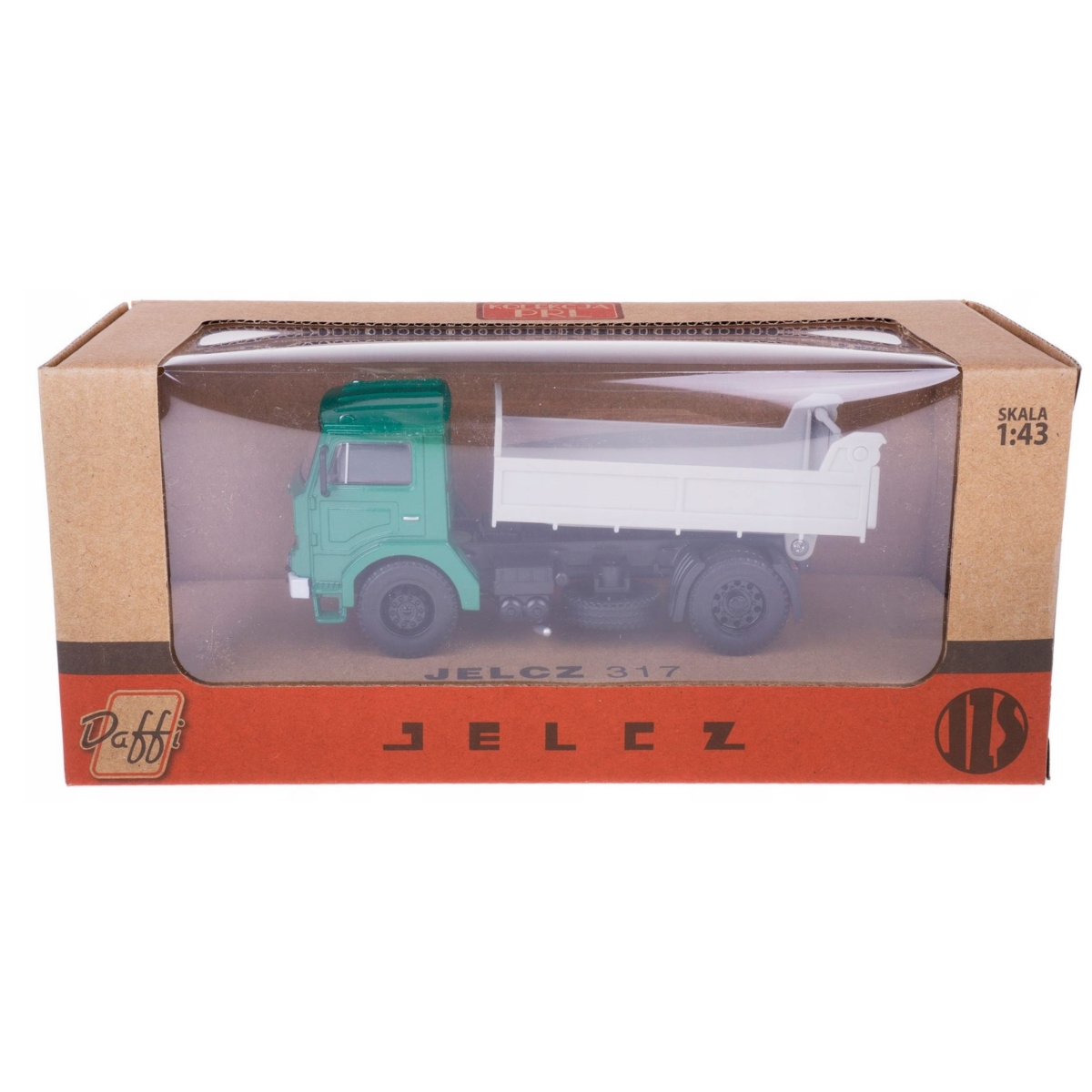 Model PRL 1:43 Jelcz317 wywrotka ziel K-523 15231