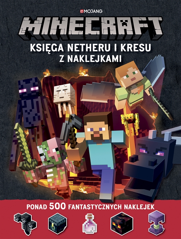 Minecraft Księga Netheru i Kresu z naklejk...80426
