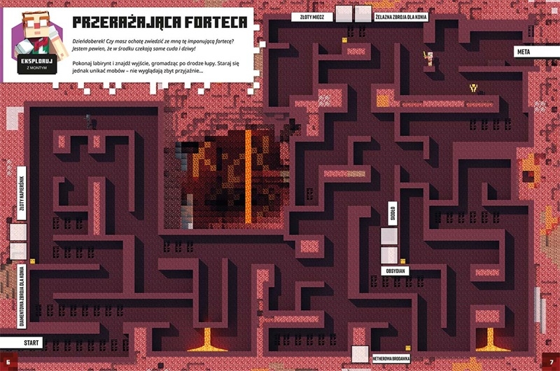 Minecraft Księga Netheru i Kresu z naklejk...80426