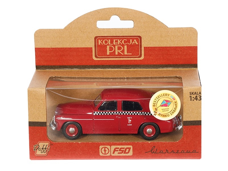 Model PRL Warszawa M20 TAXI wiśniowy K-533 15330