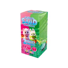 TUBAN piasek Fluffy róż/ziel 2x70g TU3789 37895