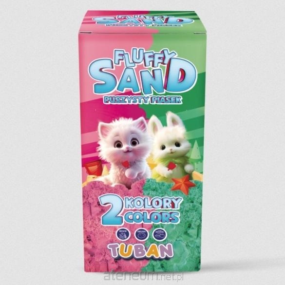 TUBAN piasek Fluffy róż/ziel 2x70g TU3789 37895