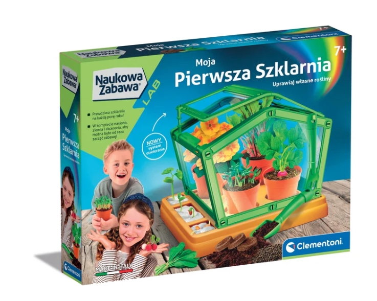 CLE Naukowa zabawa Moja pierwsza szklarnia 50861