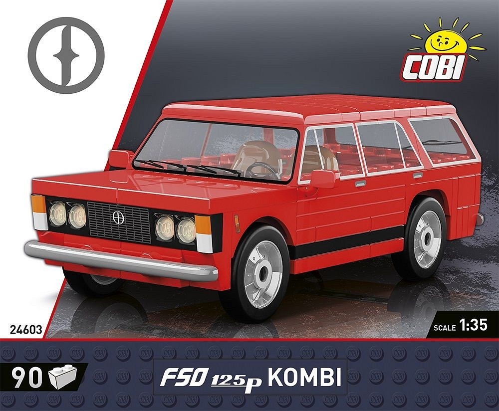 COBI CARS Youngtimer FSO 125p Kombi 90kl 24603