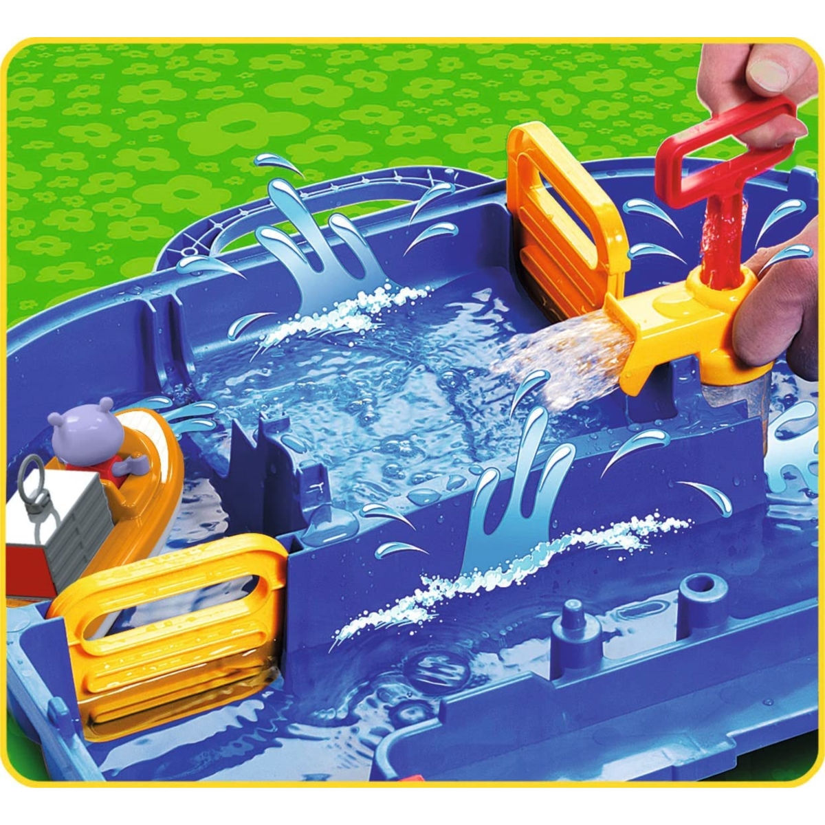 AQUAPLAY tor wodny 86X65cm zamykany box 1516