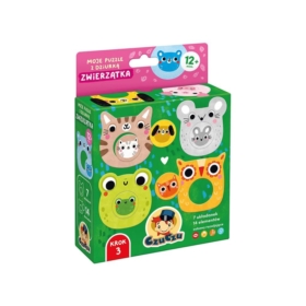 CzuCzu Moje puzzle z dziurką Zwierzątka 12m+ 93761