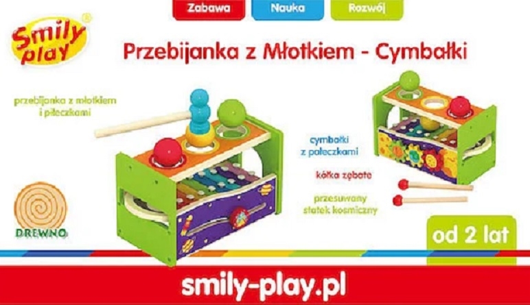 *****Przebij.z młotk.cymbałki SmilP SPW84954 49542