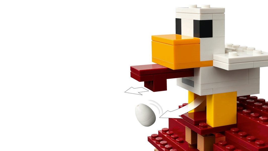 LEGO MINECRAFT 21273 ATAK BALONOWEGO GHASTA