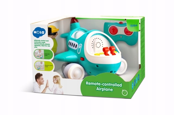 Samolot R/C z dźwiękiem światłem napęd + 2 figurki