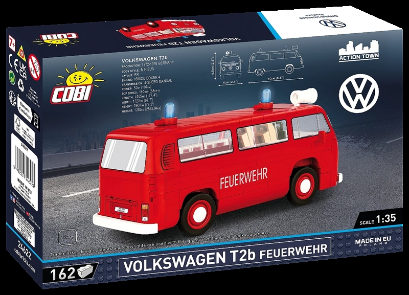 Action Town Straż Pożarna Volkswagen T2b Feuerwehr