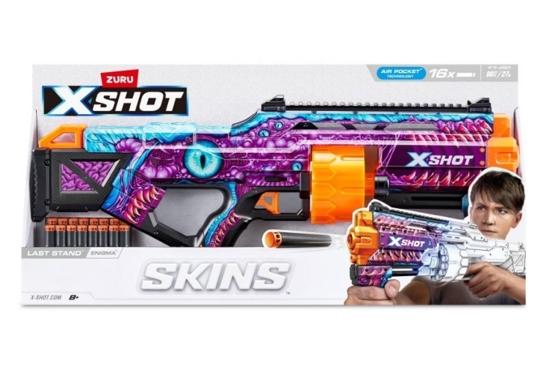 *****ZURU X-SHOT Skins Last wyrzutnia 36518L