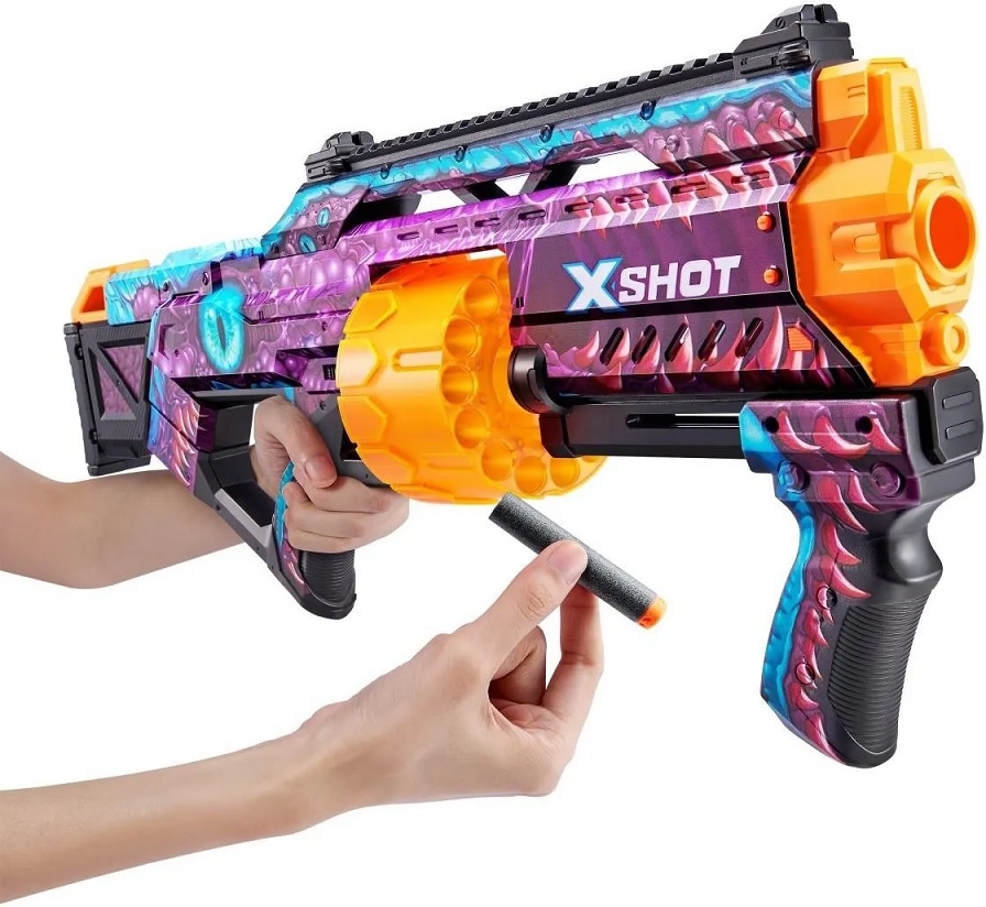 *****ZURU X-SHOT Skins Last wyrzutnia 36518L