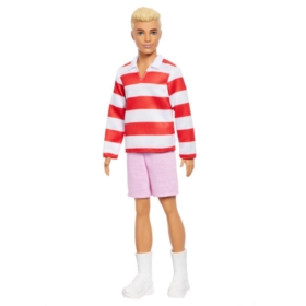 Barbie Ken Fashionistas bluzka cze-bia paski HYV01