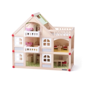 WOODYLAND Domek dwupiętr.z balk.+akces.91329 13299