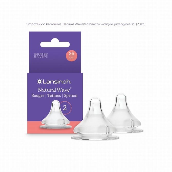 LANSINOH SMOCZEK NATURAL WAVE XS WOLNY
