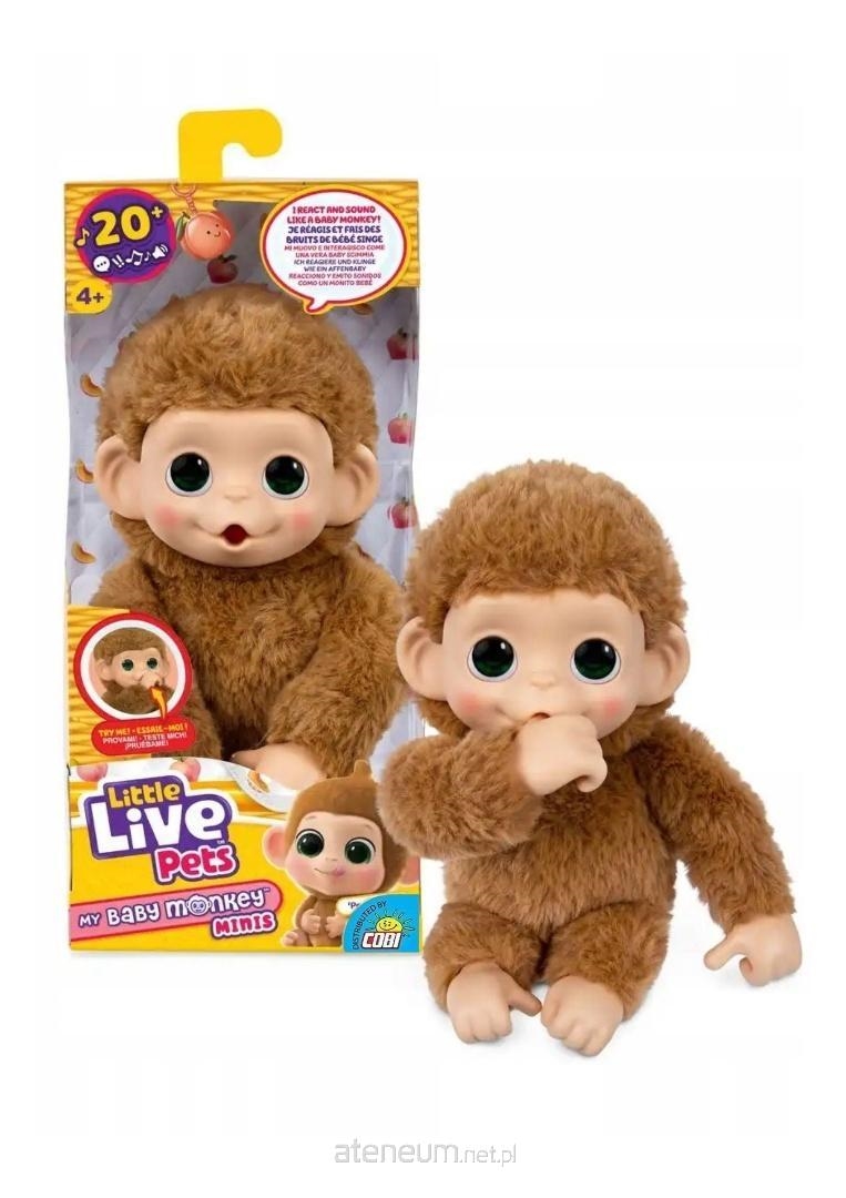 Little Live Pets - Mini Małpka Pepi Peach